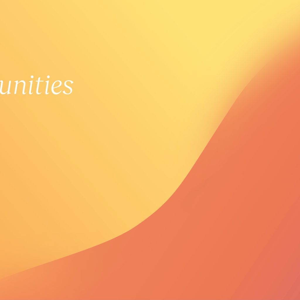 iO Digital yellow and orange zoom background